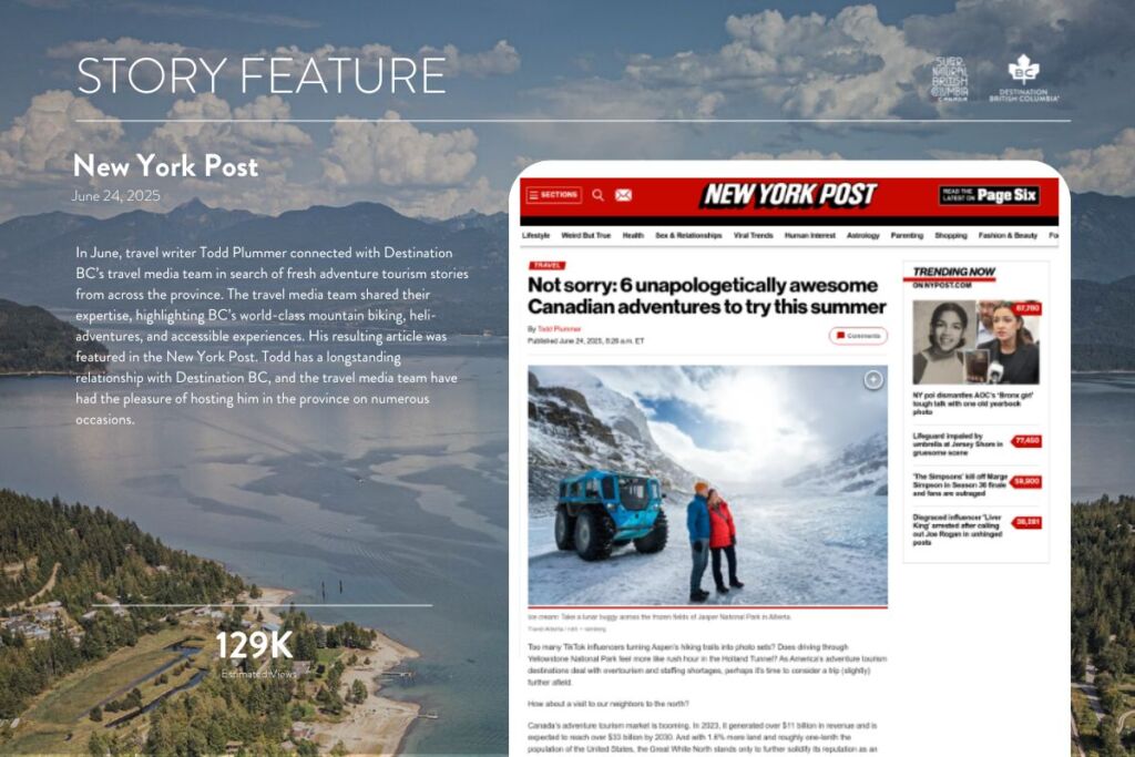 June 2025 Travel Media Stories - New York Post 1