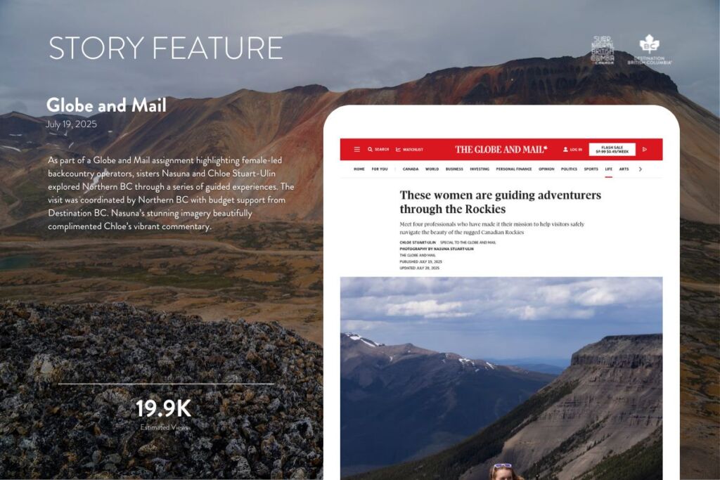 Globe and Mail - These women are guiding adventurers through the Rockies