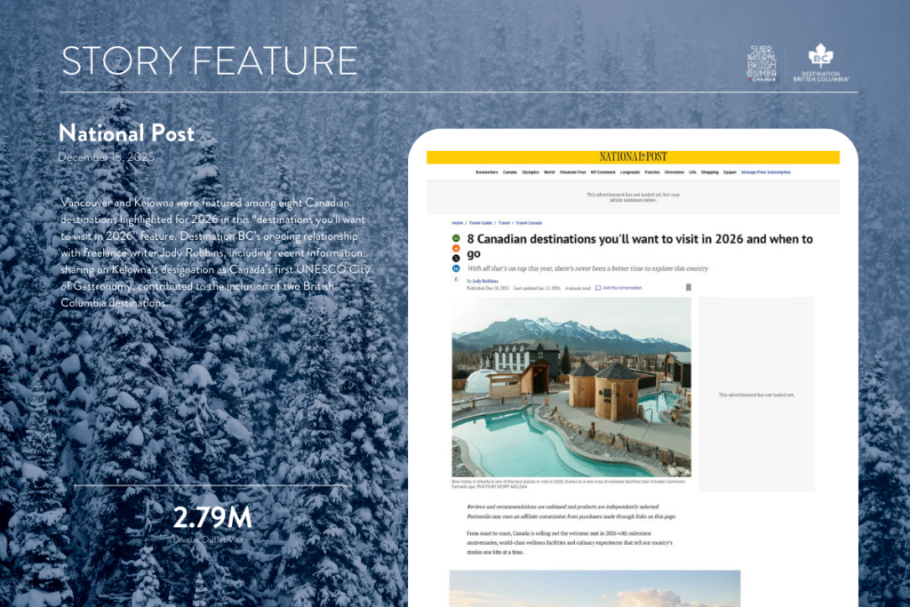National Post story featuring Vancouver, December 2025
